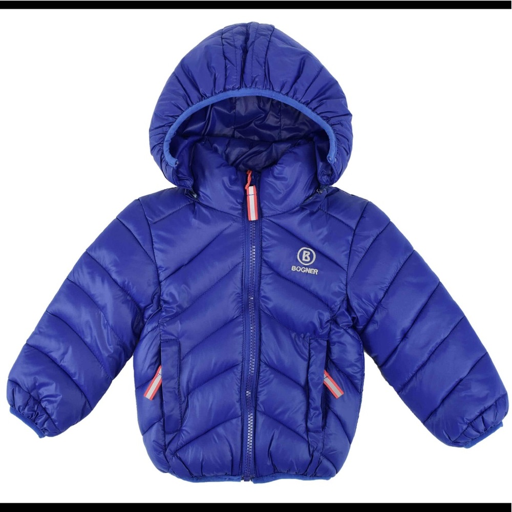 Boys Toddle Blue Padded Jacket (131)